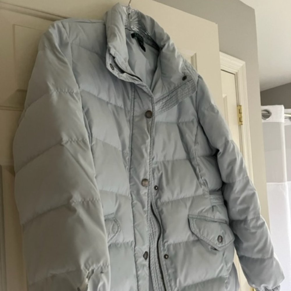 Ralph Lauren Women's Ice Blue Down Jacket